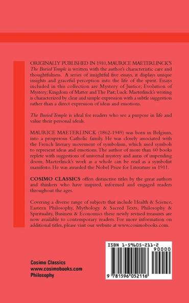 The Buried Temple (Cosimo Classics Philosophy)