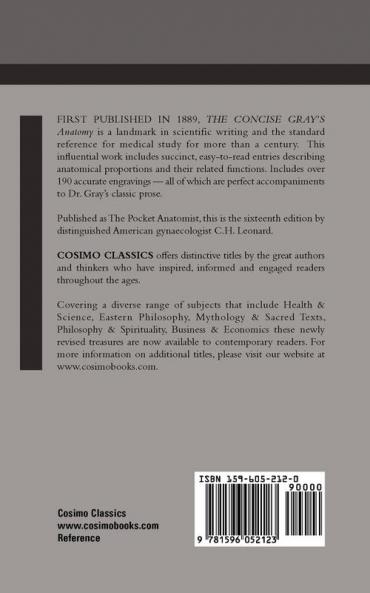 The Concise Gray's Anatomy
