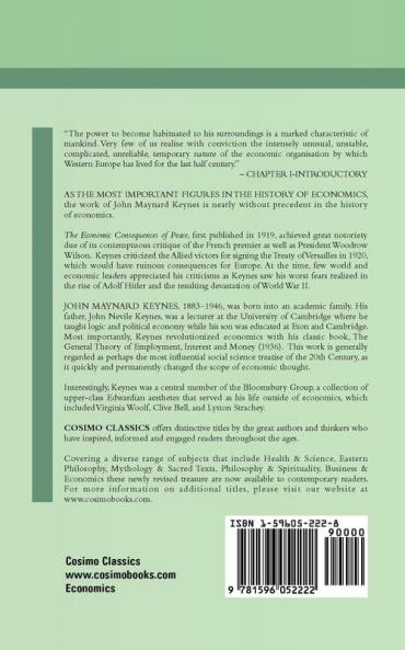 The Economic Consequences of Peace