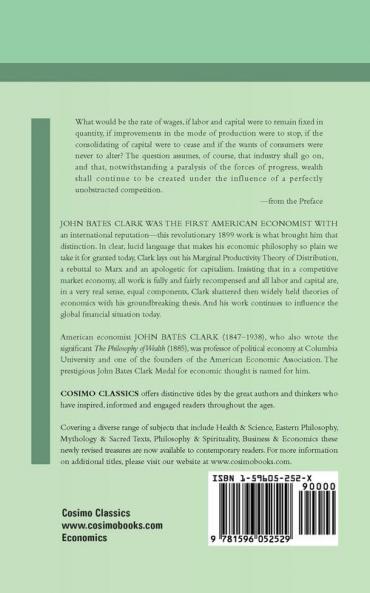 The Distribution of Wealth: A Theory of Wages Interest and Profits (Cosimo Classics Economics)