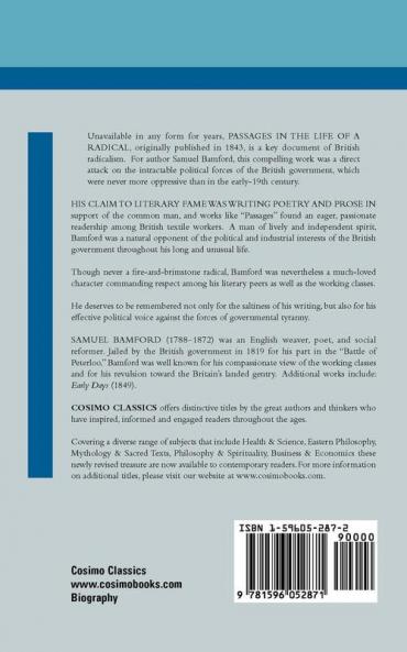 Passages in the Life of a Radical (Cosimo Classics Biography)