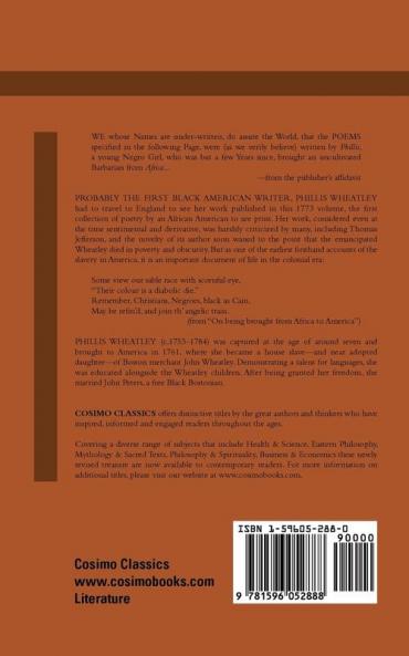Poems on Various Subjects Religious and Moral (Cosimo Classics Literature)