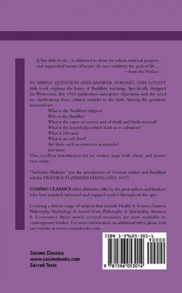 A Buddhist Catechism