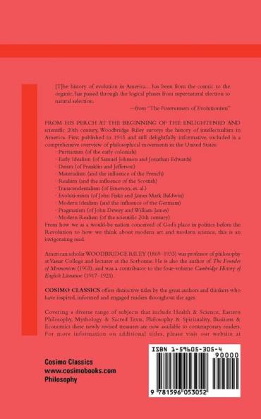 American Thought: From Puritanism to Pragmatism and Beyond