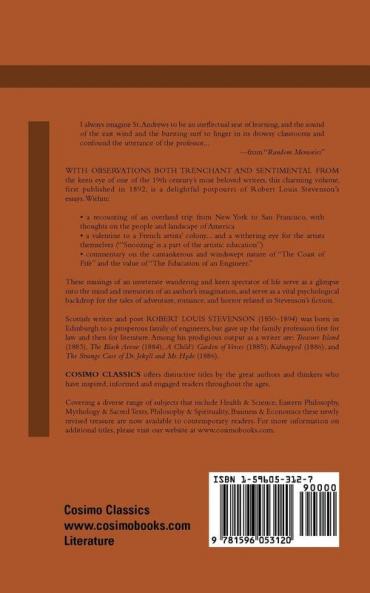 Across the Plains: With Other Memories and Essays