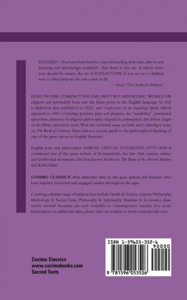 AIDS to Reflection and Confessions of an Inquiring Spirit (Cosimo Classics Sacred Texts)