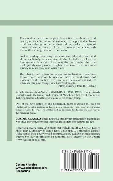 The Postulates of the English Political Economy