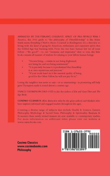 Take It from Me: A Look in on the Other Fellow (Cosimo Classics Philosophy)