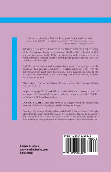 Christian Astrology: Book Three
