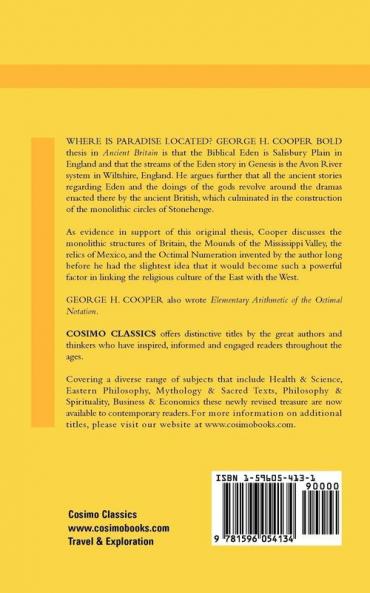 Ancient Britain: The Cradle of Civilization (Cosimo Classics Travel & Exploration)