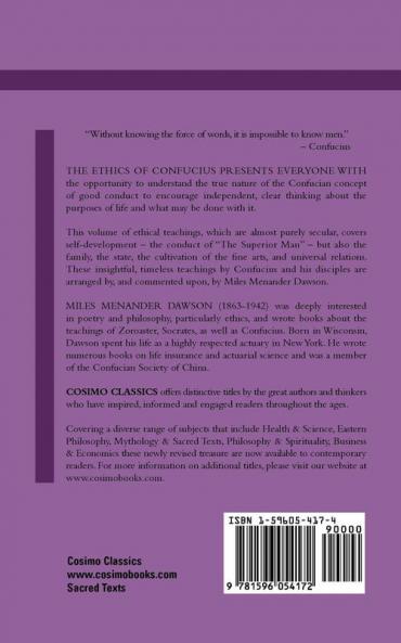 The Ethics of Confucius