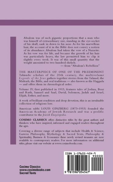 The Legends of the Jews: Bible Times And Characters from Joshua to Esther