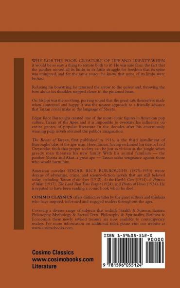 The Beasts of Tarzan (Cosimo Classics Literature)