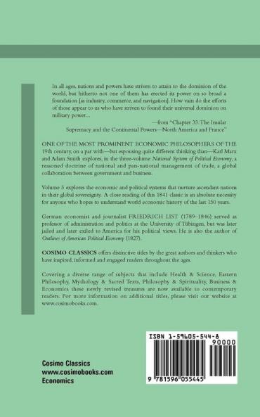 National System of Political Economy - Volume 3: The Systems and the Politics