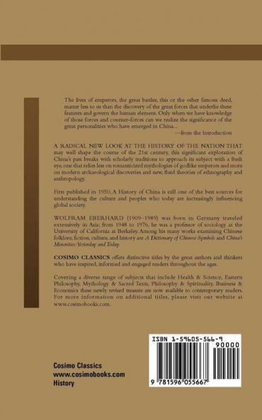 A History of China (Cosimo Classics History)