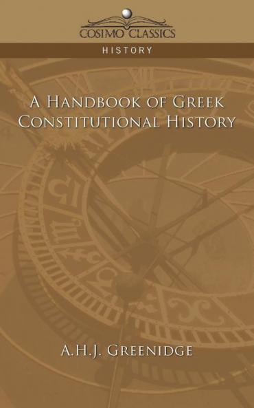 A Handbook of Greek Constitutional History