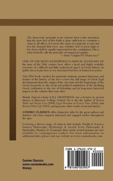 A Handbook of Greek Constitutional History