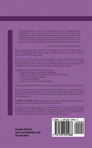 Buddhism: Its History and Literature