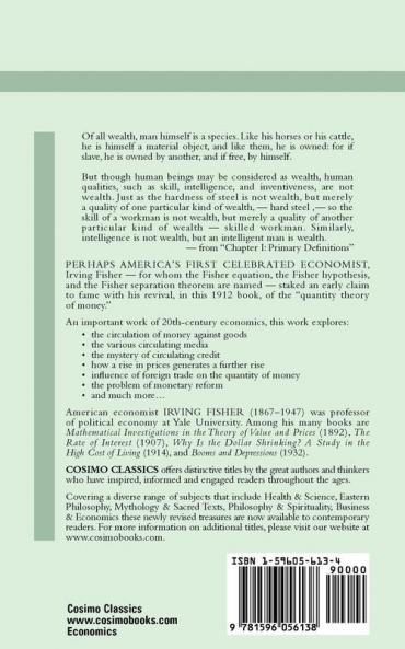 The Purchasing Power of Money: Its Determination and Relation to Credit Interest and Crises