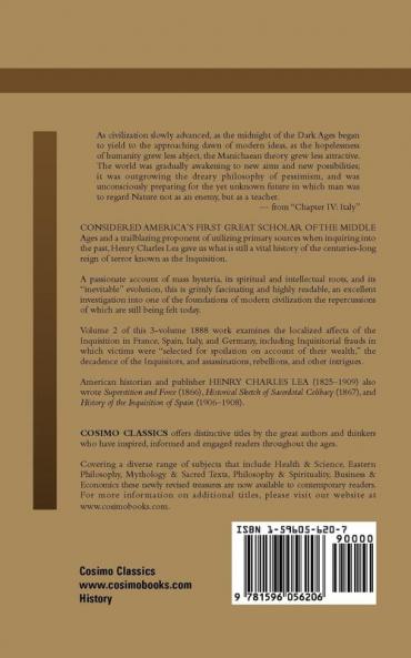 A History of the Inquisition of the Middle Ages Volume 2
