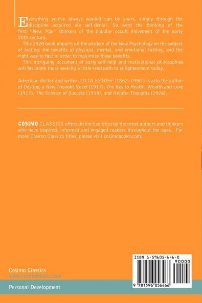 The Short Cut: Regeneration Through Fasting