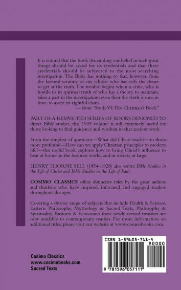 Studies in the Life of the Christian: His Faith and His Service