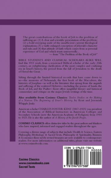 The Makers and Teachers of Judaism from the Fall of Jerusalem to the Death of Herod the Great