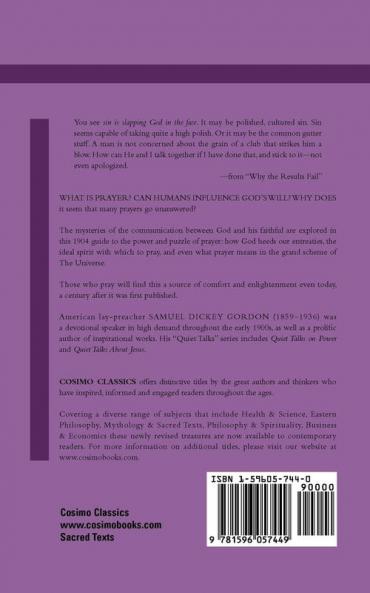 Quiet Talks on Prayer