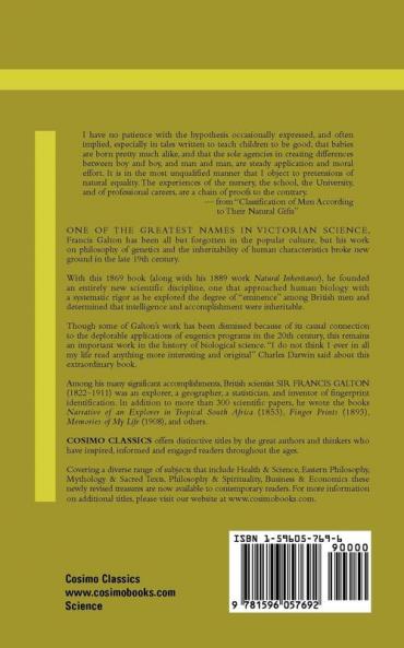 Hereditary Genius: An Inquiry Into Its Laws and Consequences