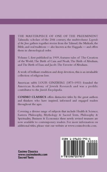 The Legends of the Jews: From the Creation to Jacob