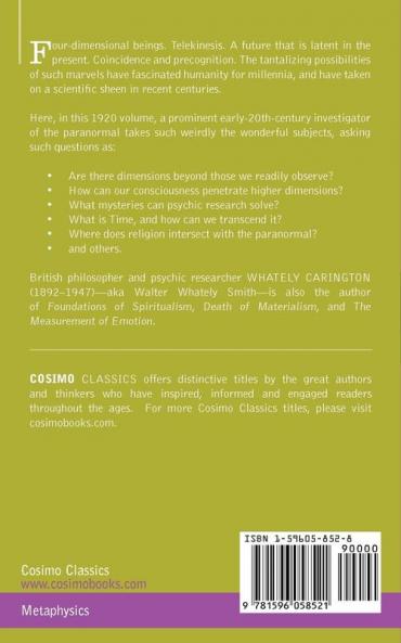 A Theory of the Mechanism of Survival: The Fourth Dimension and Its Applications