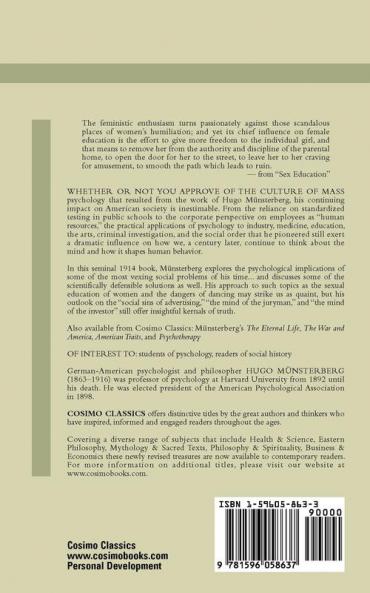 Psychology and Social Sanity