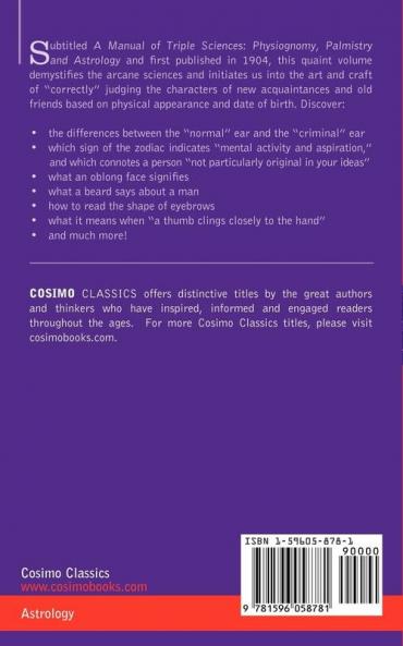 More Than You Know about Yourself: A Manual of the Triple Sciences