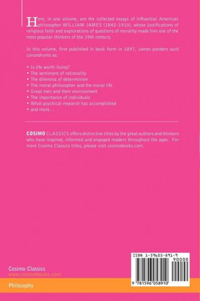 The Will to Believe and Other Essays in Popular Philosophy