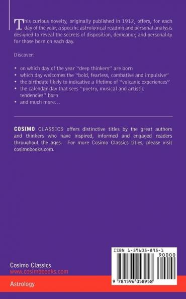 Astrological Birthday Readings And Book of Useful Information