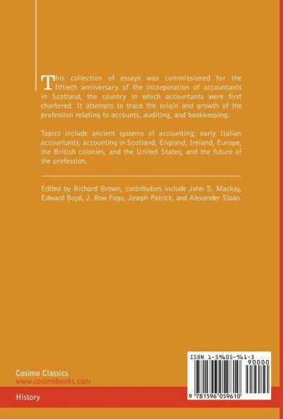 A History of Accounting and Accountants