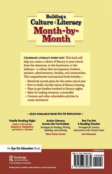 Building a Culture of Literacy Month-By-Month