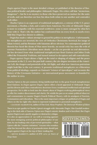Dugin Against Dugin: A Traditionalist Critique of the Fourth Political Theory