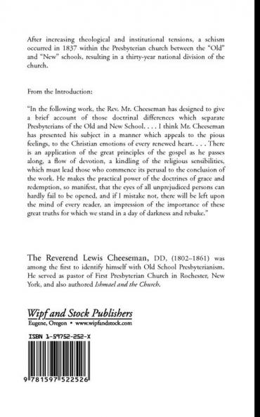 Differences Between Old and New School Presbyterians