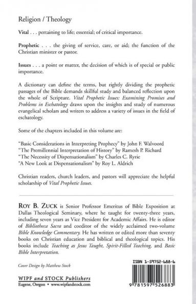 Vital Prophetic Issues