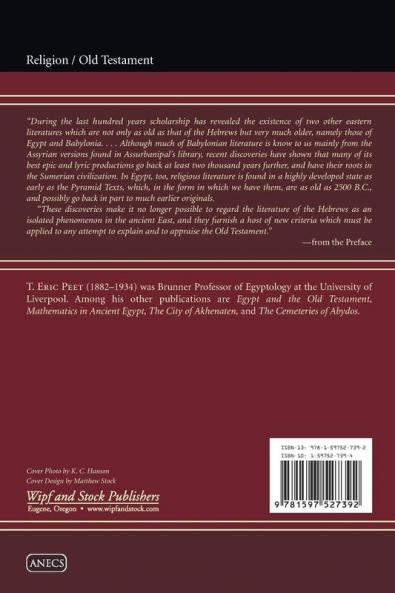 A Comparative Study of the Literatures of Egypt Palestine and Mesopotamia: Egypt's Contribution to the Literature of the Ancient World (Ancient Near East: Classic Studies)