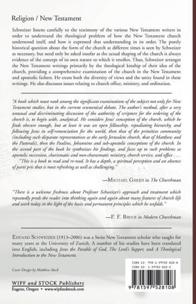 Church Order in the New Testament
