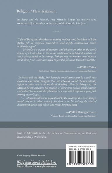 Being and the Messiah: The Message of St. John