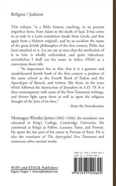 Biblical Antiquities of Philo
