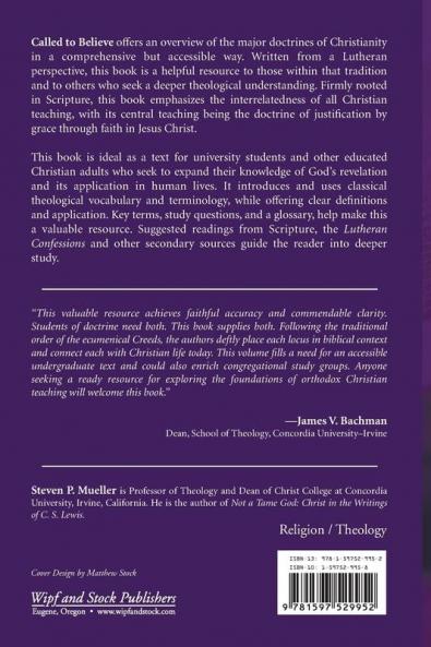 Called to Believe: A Brief Introduction to Christian Doctrine (Called by the Gospel)