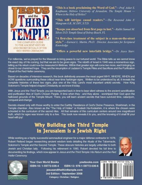 Jesus and the Third Temple: His Return and the Red Heifer Ceremony