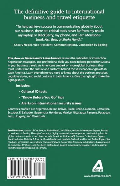 Kiss Bow Or Shake Hands Latin America: How to Do Business in 18 Latin American Countries