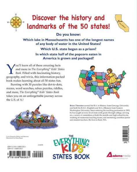 The Everything Kids' States Book: Wind Your Way Across Our Great Nation