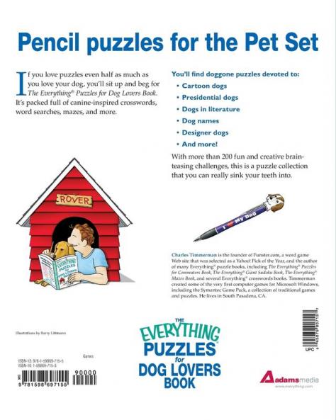 The Everything Puzzles for Dog Lovers Book