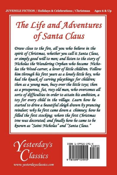 The Life and Adventures of Santa Claus (Yesterday's Classics)